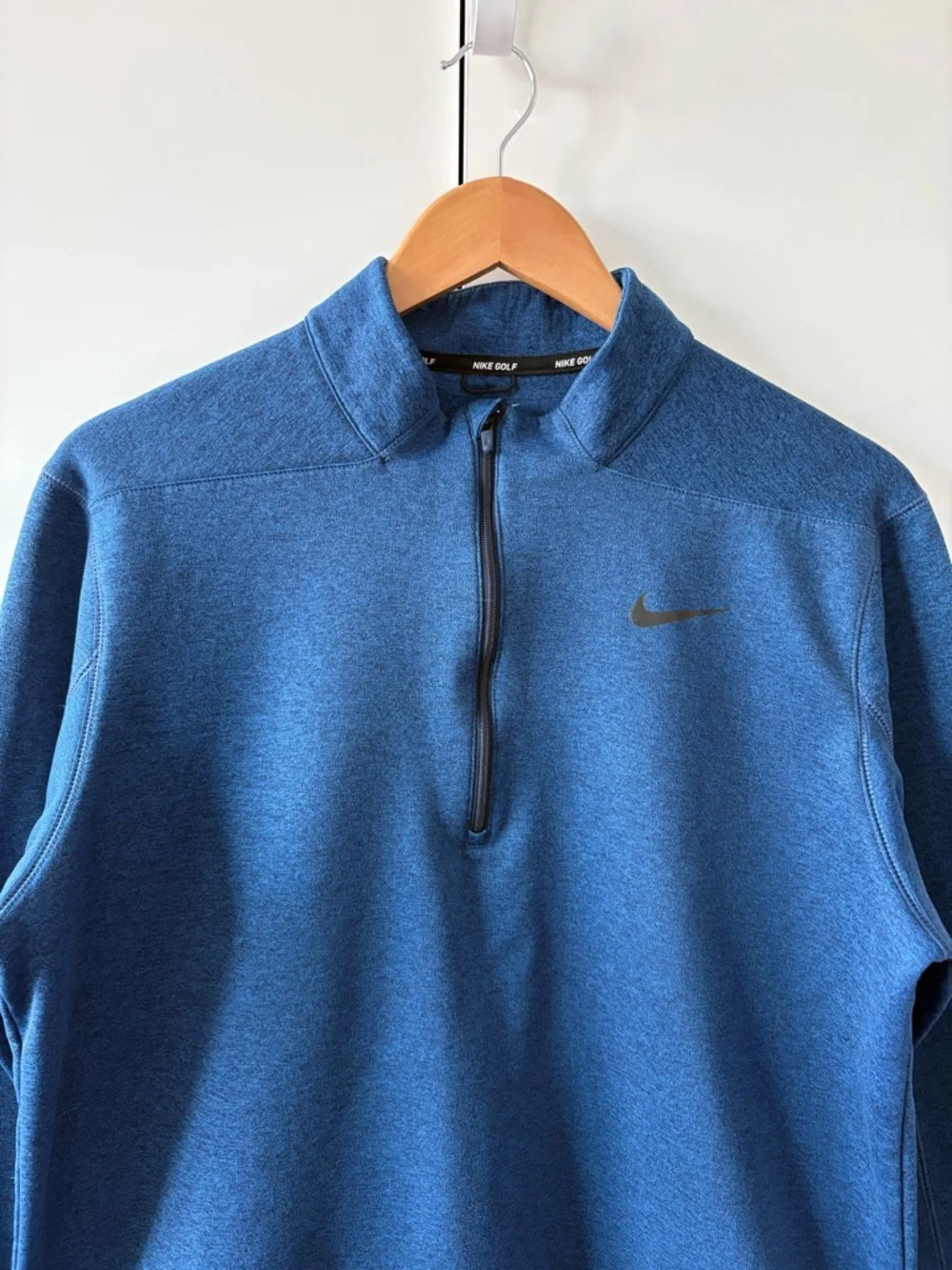Nike Golf Dark Blue Half-Zip Fleece Pullover